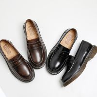 [COD] Student leather shoes womens 2021 spring and autumn slip-on British college style loafers jk uniform