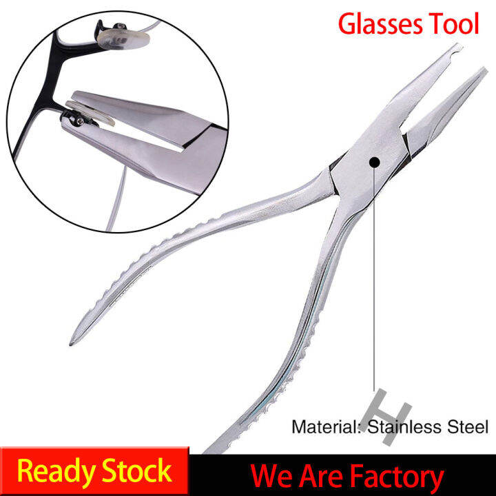 Glasses Tool Pliers Eyeglasses Nose Pad Pliers Assembling and Adjusting
