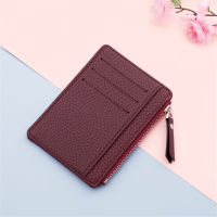 1PC Zipper PU Function Case Women Holders Organizer Fashion Ultra-Thin Small Credit Wallet