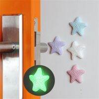 【LZ】 1PC Luminous Sea Star Wall Protectors Self Adhesive Rubber Stop Door Handle Bumper Guard Stopper Cabinet Catches Door Stopper