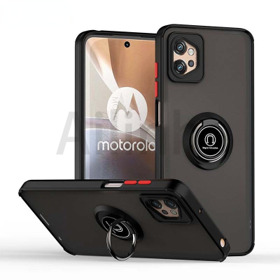 เคสโทรศัพท์กันกระแทกป้องกันขาตั้งโทรศัพท์แม่เหล็กผิวด้านรถยนต์เคสโทรศัพท์ G32สำหรับ Motorola Moto