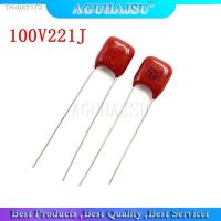 ♚❁☊ 20PCS 100V221J 220PF 5 Pitch 5mm 220P 221 100V CBB Polypropylene film capacitor