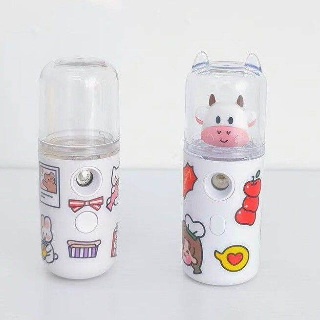 แถมสติ๊กเกอร์น่ารัก-เครื่องพ่นไอน้ำ-แบบพกพา-เครื่องพ่นไอน้ำนาโน-เครื่องพ่นสเปรย์ความชื้น