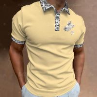 Mens Short Sleeves 3d Allover Print Man Polo Shirt Geometric Patterns Summer Short Sleeved Clothing Street Patter And Polo Tops