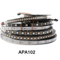 【☸2023 New☸】 na07037036036666 Dc5v ข้อมูล Apa102และนาฬิกาแยกแถบไฟ Led อัจฉริยะ; 1M/3M/5M; 30/60/144 Leds/พิกเซล/M; Ip30/Ip65/Ip67