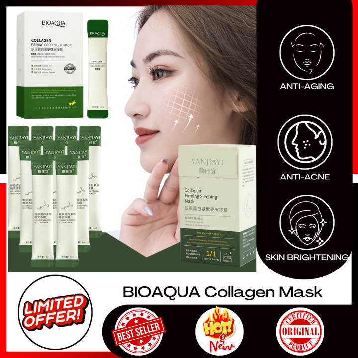 Collagen firming sleeping mask original mask face skin care sleeping face mask collagen original