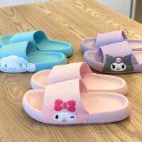 ♧◈❀ Kuromi Cinnamoroll Sanrios Indoor Outdoor Slippers Non-Slip Thick Bottom Dormitory Sandals