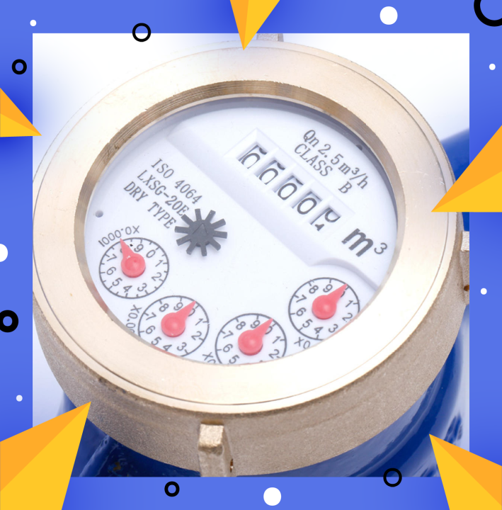 1/2 INCH Aqua jet Water Meter (Brass) Lazada PH