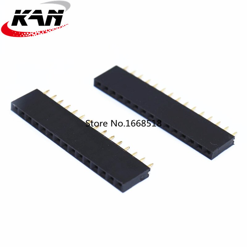 10/20 Pcs Male Female 40 Pin 2.54mm SIL Header Socket Row Strip PCB Connector LS 
