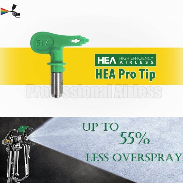 Efficiency Airless HEA ProTip New Revolutionary Low Pressure Nozzle For ...