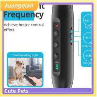 KUANGQIAN เครื่องกันเห่าอัลตราโซนิคแบบ3 In 1ฝึกสุนัขเปลือกหยุดไฟฉาย LED แบบตัวแทนจำหน่ายสุนัข