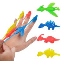 Ejection Dinosaur Trick Funny Toys New Strange Finger Launching Decompression Turkey Catapult Q8D3