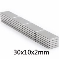 10/20/30 PCS 30x10x2 mm N35 Super Strong Block Neodymium Magnets Rare Earth Magnet 30mm x 10mm x 2 mm sheet magnet 30x10x2 mm