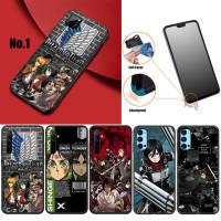 TTL4 Attack on Titan Eren อ่อนนุ่ม High Quality ซิลิโคน TPU Phone เคสโทรศัพท์ ปก หรับ Realme XT X2 A5 2 3 5 5S 5i 6 6i 7 7i 8 8S 8i 9 9i Pro Plus X Lite