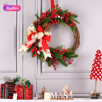 FB Christmas wreath ของตกแต่ง คริสต์มาส แต่งประตูบ้าน ของตกแต่งเทศกาลคริสต์มาส รีท ขนาด