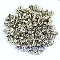 100pcs Toothed Hex 6/32 Computer PC Case Hard Drive Motherboard Mounting Screws  M04 dropship Nails Screws  Fasteners