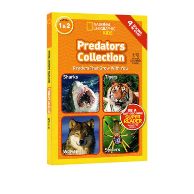 English original National Geographic Kids predictors Collection 4 stories L1L2 American National Geographic Childrens Encyclopedia graded reading materials primary school stem course extracurricular reading materials