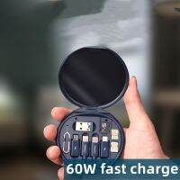 （QIQI tool） สายชาร์จ LineBoxBattery ChargerEVA Data CableMultifunctionGadget Organizer