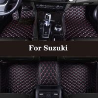 HLFNTF Full Surround Custom Car Floor Mat For Suzuki Kizashi Swift Vitara SX4 Baleno ALTO Ciaz Jimny IGNIS Splash LIANA