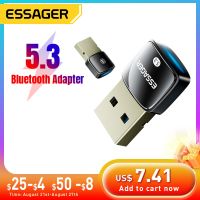 Essager USB Bluetooth 5.3 5.0 Dongle Adapter For PC Speaker Wireless Mouse Earphone Keyboard Music Audio Receiver Transmitter