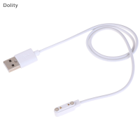 Dolity สายรัดข้อมือนาฬิกาอัจฉริยะ2Pin ระยะห่าง7.62มม. สายชาร์จแม่เหล็ก