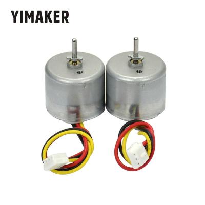 【☸2023 New☸】 chexiuhua Yimaker 2ชิ้น Cw ไมโคร Dc มอเตอร์ไร้แปรงถ่าน Dc12v-24v เพลาขับรถสั้นใบพัดด้านในมอเตอร์อุปกรณ์ตกแต่งทรงผมมอเตอร์