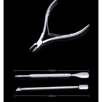 กรรไกรตัดเล็บกําจัดหนังกําพร้าผิวที่ตายแล้ว 3 ชิ้น ชุด