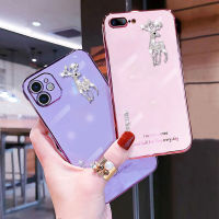 【จัดส่งฟรี】Ins Tiktok เคสโทรศัพท์, ชุบด้วยไฟฟ้า Elk Realme C 33 35 C30 9 i 9Pro 20 17 12 15 11 3 2 8 21 21Y 7 5G pro 7i 25 S 6 Pro 6i 5 Pro 5i 5S GT master Narzo 50 50i 50a prime 4G 5G 20 20 21 ขายร้อน เปลือก TPU ทนต่อการแตกของเพชรแวววาว shiny