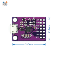 Ziqqucu อะแดปเตอร์จากยูเอสบีไปยังซีเรียล CP2112ที่ลาดเอียงได้2.0 USB เป็น SMBus I2C ชุดประเมินผลโมดูลการสื่อสารสำหรับเซ็นเซอร์โมดูล CCS811