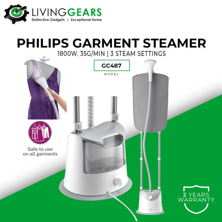 Philips Easy Touch Plus Garment Iron Hanging Steamer GC487 Lazada