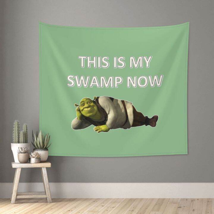 cw-shrek-sunrise-tapestry-wall-hanging-printed-polyester-tapestries-cartoon-bohemian-throw-rug-blanket-room-decor-wall-cloth