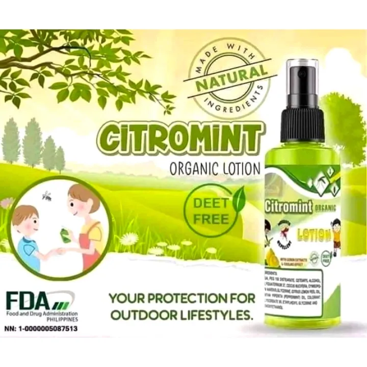 Citronella Mosquito Repellant Lotion100ml (FDA ApprovedDEET FREE