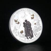 【CC】♘❁  REPLICA Commemorative Coin Wedding Anniversary Gifts Happiness