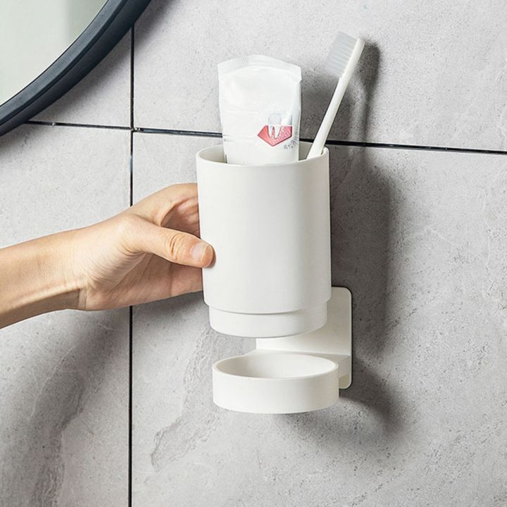 toothbrush-holder-tooth-mug-durable-multifunction-storage-toothpaste-with-bracket-no-drilling-easy-install-wall-mounted-kitchen
