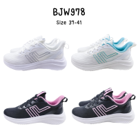 Baoji รองเท้าผ้าใบผู้หญิง รุ่นBJW978 รองเท้าผ้าใบผูกเชือก สำหรับใส่ลำลองและออกกำลังกาย(XRTN)