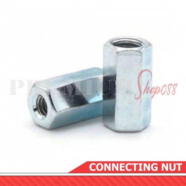 1/4 5/16 3/8 1/2 5/8 3/4 Connecting Nut Long Rod Hex Nuts Coupling