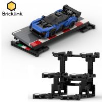 Bricklink Technical MOC Speed Champions Sports Car Stand Speed 8 Car Display Stand Parking Space Set Building Blocks Toys