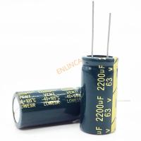 6pcs/lot 63V 2200UF 18*35 high frequency low impedance aluminum electrolytic capacitor 2200uf 63V 20% Electrical Circuitry Parts