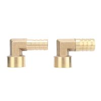 ；【‘； Garden Hose Pagoda Connector 12Mm 14Mm Hose Barb Connector, Hose Tail Thread  3/8 Inch Thread (PT)Brass Water Pipe Fittings