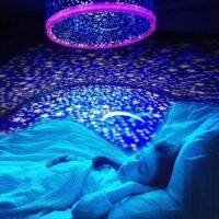 LED Night Light UFO Projector Starry Sky Star Moon Master USB Projection Lamp Light Children Kids Baby Sleep Luminaria Colorful Night Lights