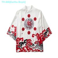 ☫❦ Eartha Boyle Popular Japanese yamato-e sea carp 3 d printing kimono mantle plume woven cosplay secondary yuan mens