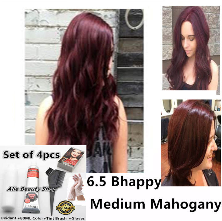 Medium Mahogany hair dye Permanent Hair Color Set - 6.5 Bhappy | Lazada PH