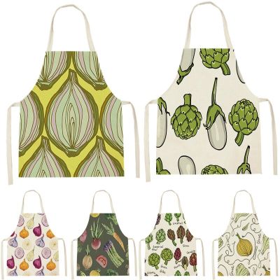 Fresh Vegetables Tomatoes Carrots Adult Kids Bib Family Cooking Bakery Shop Cleaning Apron Kitchen Accessories 68*55 Cm Delantal