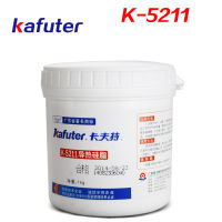 Kafuter 1กิโลกรัม K-5211ความร้อนจาระบีซีพียูความร้อนซิลิโคนจาระบีกราฟิกความร้อนสูงปิดผนึกจาระบีสีขาว