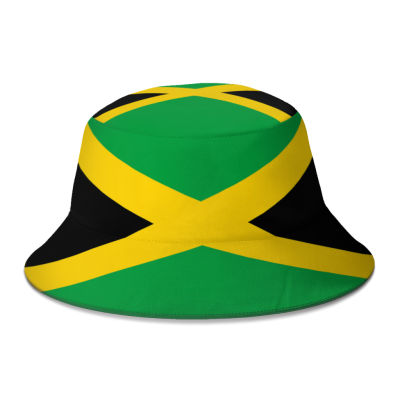 [hot]Winter Jamaica Flag Bucket Hat for Boy Girl Customized Fisherman Hat Travel Sun Hat