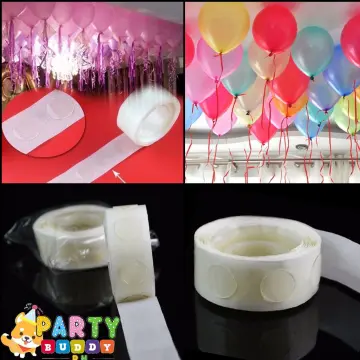 Balloon Glue Point Dots Stickers 100 pcs Removable Adhesive Point Tape For  Wedding Birthday Graduation Party Decoration Double Sided Tape Balloon  Christmas Decorations Strip Kit