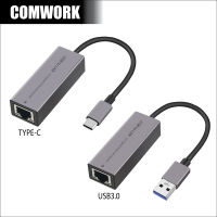 สายแปลง USB to LAN RJ45 2.5G 2500Mbps GRAY RTL8156B