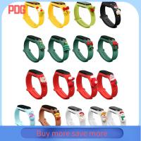 PDG จี้ สายรัดข้อมือการ์ตูน Mi Band สายรัด สายรัดข้อมือ รุ่น 3/4 คริสต์มาส