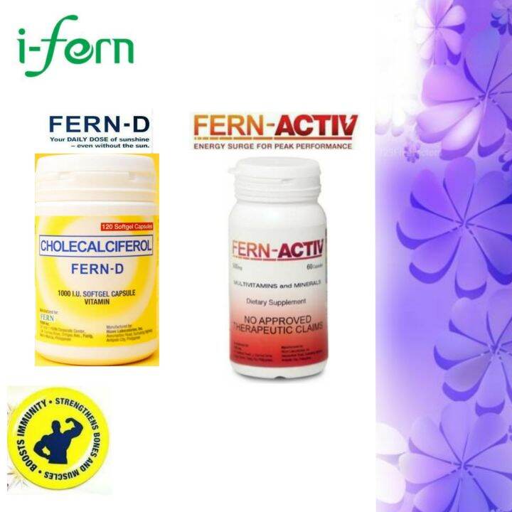 IFERN DUO Fern D 60 Softgels and Fern Activ 60 Capsules pasoksabulsa