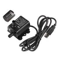 DC 5V 4.8W USB Mini Brushless Water Pump Amphibious Submersible Fountain Aquarium Circulating Low Noise Pumps Bottom Suckers